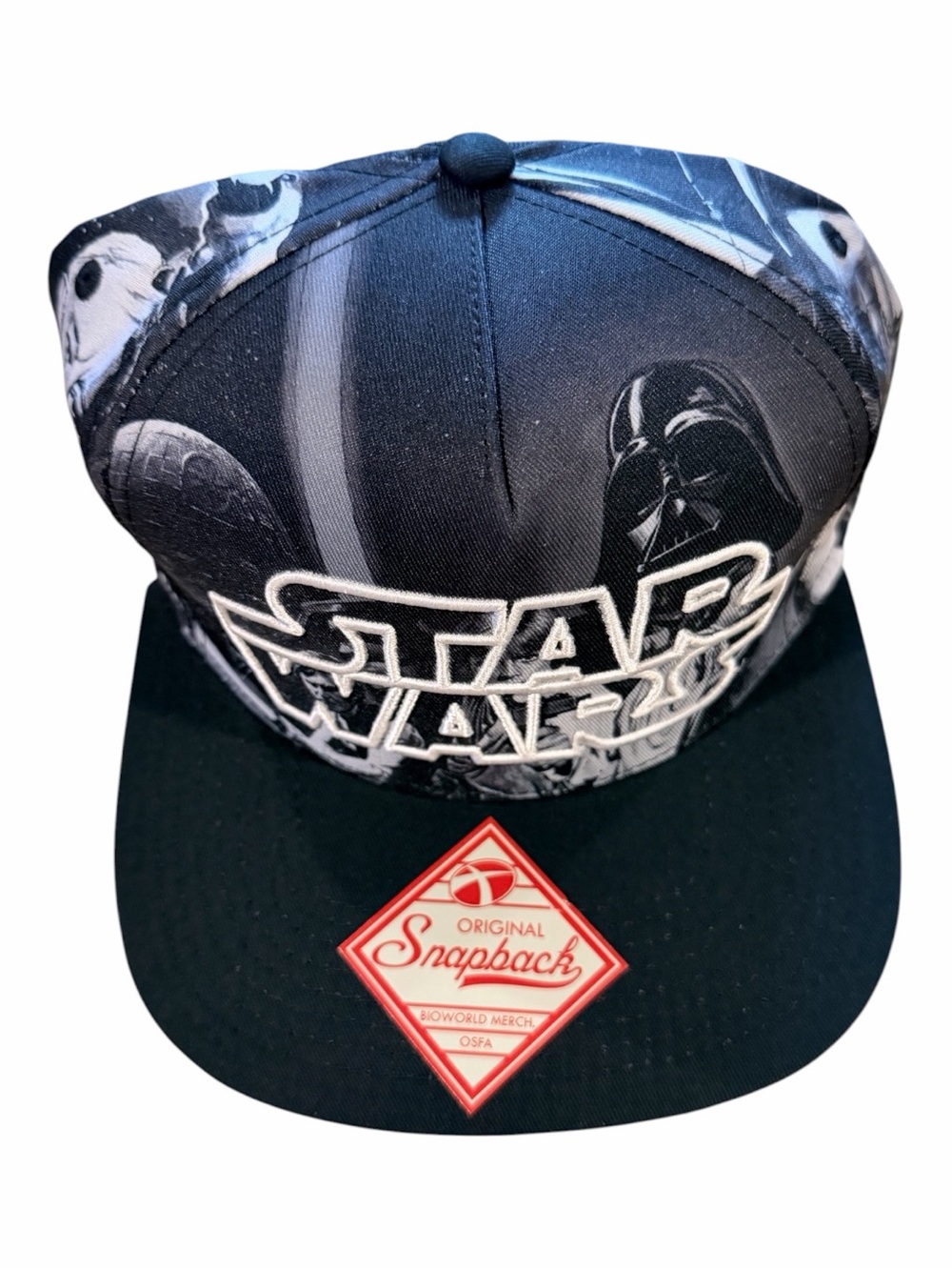 Star Wars Graphic Black and White Snapback Hat - New with tags